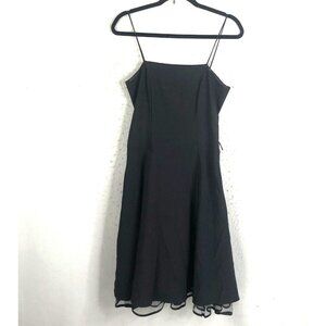 Vintage B Smart Dress Juniors 9 Black Y2K Tulle Trim Whismigoth Feminine Retro